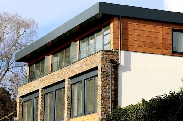 Contemporary Hillside Villa - after